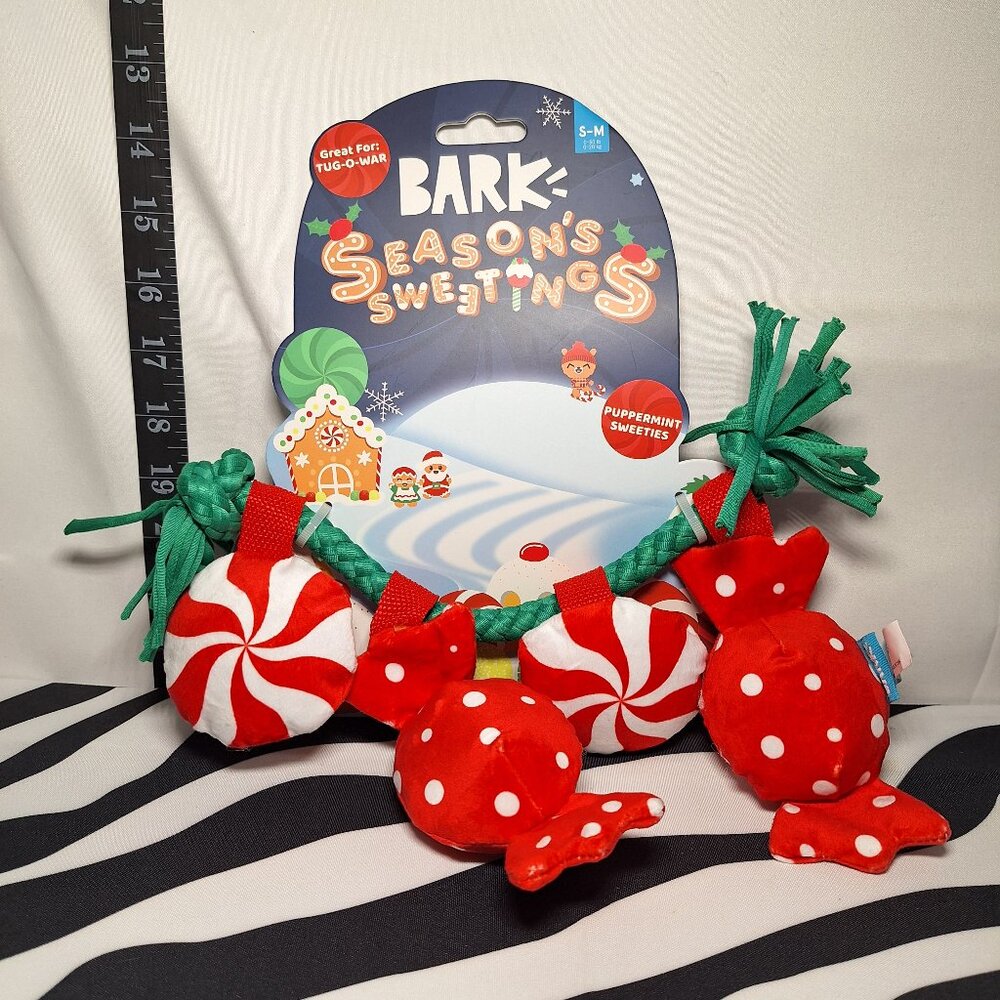 NWT Bark PupperMint Sweeties Dog Toy S-M